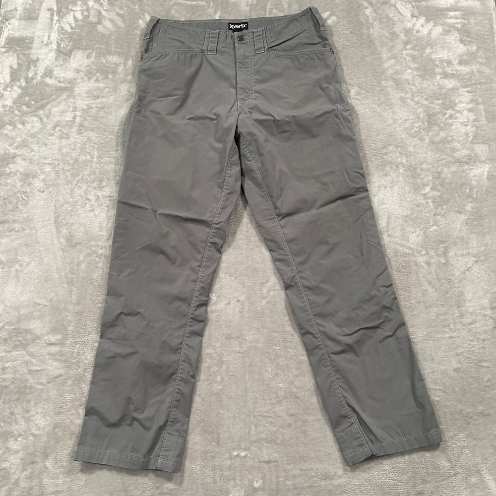 Vertx Pants Mens 32x30 Gray Cargo Ripstop Utility Canvas Stretch